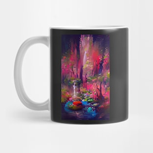 Hidden Oasis Mystical Art Mug